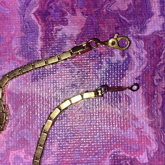 Vintage Monet Square Box Style Chain Necklace - Picture 6 of 6